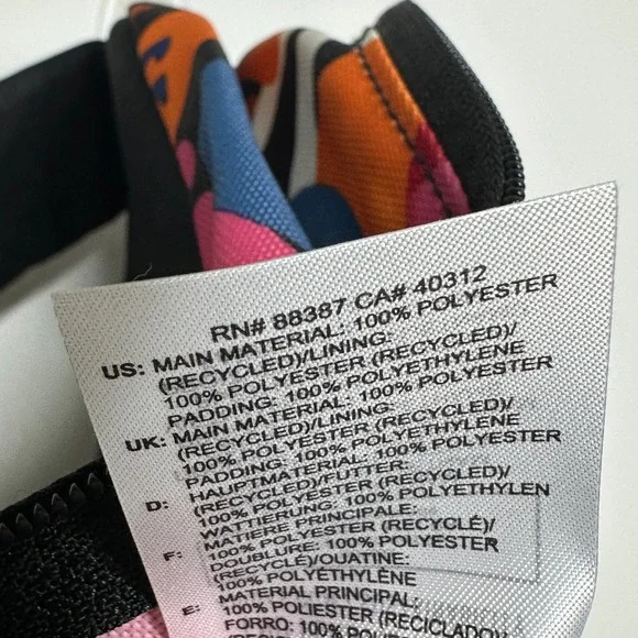 Adidas x Farm Rio Multicolor Graphic Backpack End Plastic Waste Collab Pre-Owned - Picture 9 of 9